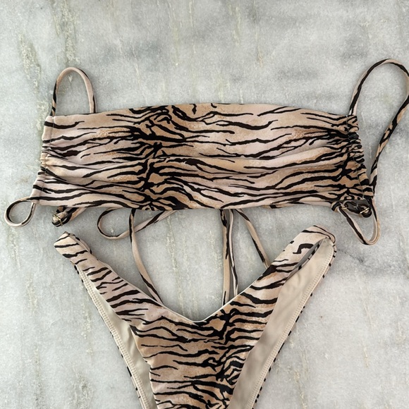Lovewave Bikini in Brown Safari Tiger - Picture 4 of 6